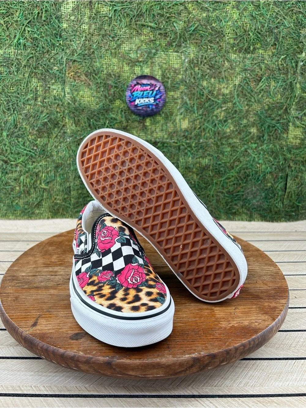 Vans Classic Slip-On 'Rose Animal Checkerboard'